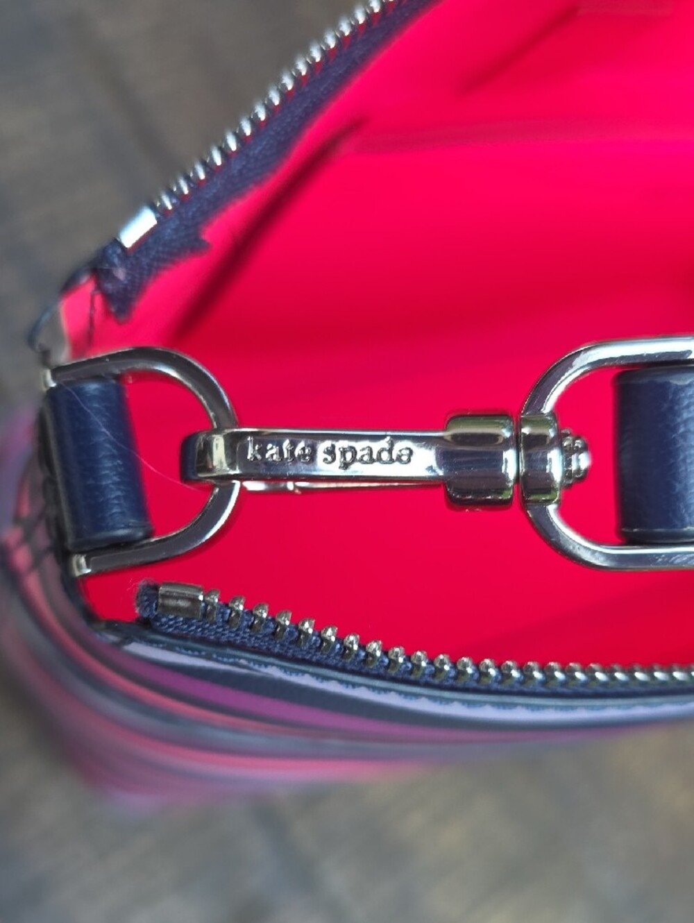 kate spade Patrice Lips Striped Crossbody Tote - Picture 7 of 10